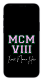 MCMVIII Custom Phone Wallpaper (Choose Color)