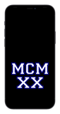 MCMXX Phone Wallpaper (Choose Color)